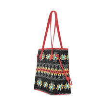 Load image into Gallery viewer, Sacred Trust Black Colour Clover Canvas Tote Bag
