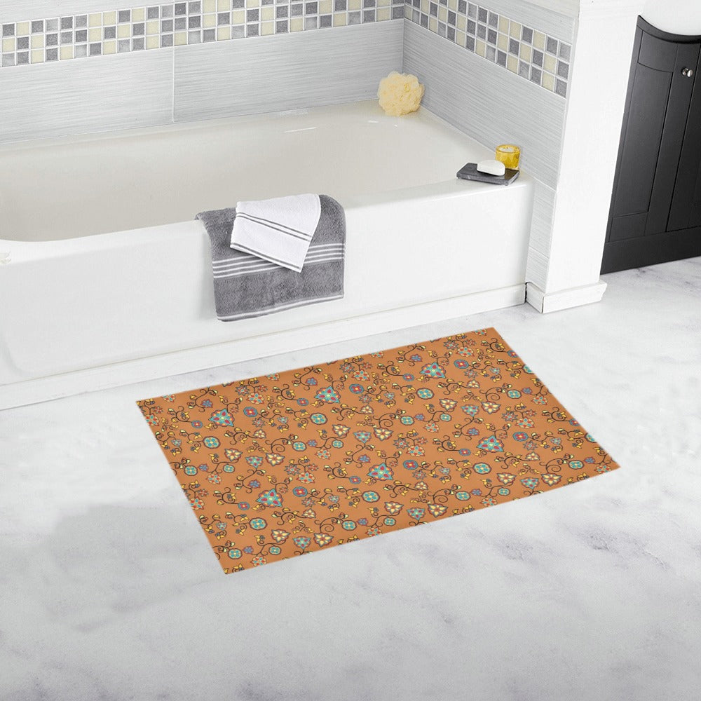 Fire Bloom Light Bath Rug 16''x 28''