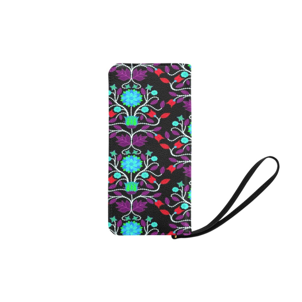 Floral Beadwork Four Clans Winter Clutch