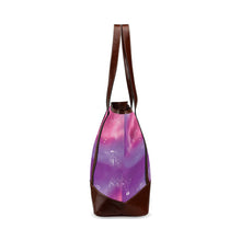 Load image into Gallery viewer, Animal Ancestors 7 Aurora Gases Pink and Purple Tote Handbag
