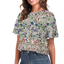 Load image into Gallery viewer, Grandmother Stories Bright Birch Crop Top
