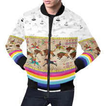 Load image into Gallery viewer, Ledger Hunt Clay Bomber Jacket for Men
