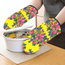 Load image into Gallery viewer, Kokum&#39;s Revenge Yellow Oven Mitt &amp; Pot Holder
