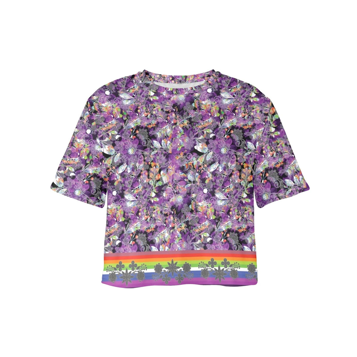 Culture in Nature Purple Crop Top