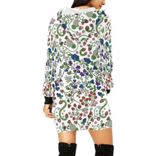 Load image into Gallery viewer, Grandmother Stories White Hoodie Dress
