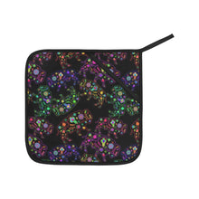 Load image into Gallery viewer, Neon Floral Buffalos Oven Mitt &amp; Pot Holder
