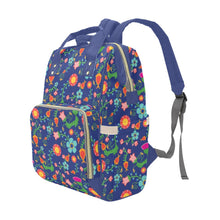 Load image into Gallery viewer, Bee Spring Twilight Multi-Function Diaper Backpack/Diaper Bag
