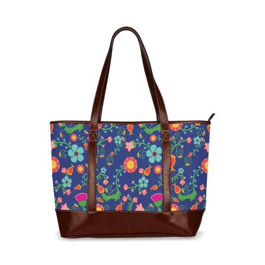 Bee Spring Twilight Tote Handbag