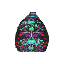 Load image into Gallery viewer, Floral Beadwork Four Clans Winter Chest Bag
