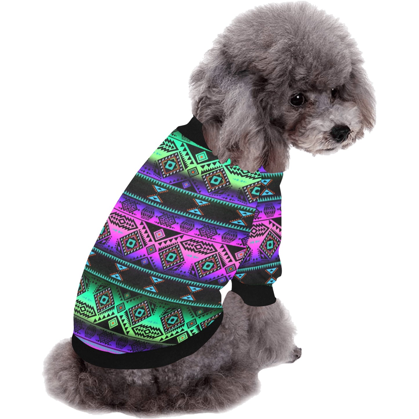 California Coast Sunrise Pet Dog Round Neck Shirt