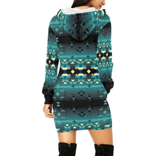 Load image into Gallery viewer, Inspire Green Hoodie Dress
