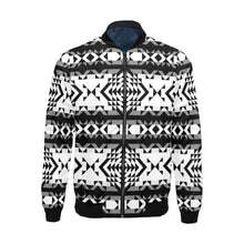 Load image into Gallery viewer, Black Rose Blizzard Bomber Jacket for Men
