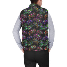 Load image into Gallery viewer, Neon Floral Buffalos Men&#39;s Padded Vest Jacket
