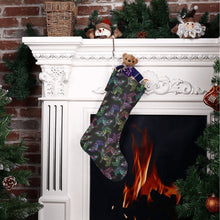 Load image into Gallery viewer, Floral Wolves Christmas Stocking
