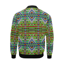 Load image into Gallery viewer, Medicine Blessing Lime Green Bomber Jacket for Men
