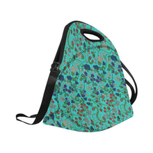 Load image into Gallery viewer, Grandmother Stories Turquoise Neoprene Lunch Bag/Large
