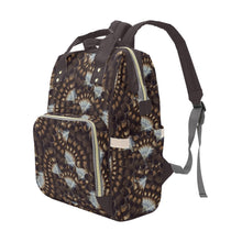 Load image into Gallery viewer, Hawk Feathers Multi-Function Diaper Backpack/Diaper Bag
