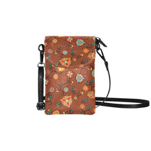 Load image into Gallery viewer, Fire Bloom Shade Small Cell Phone Purse
