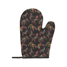 Load image into Gallery viewer, Neon Floral Animals Oven Mitt &amp; Pot Holder
