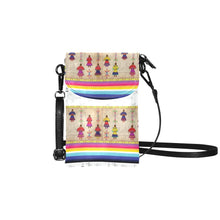 Load image into Gallery viewer, Ledger Round Dance Clay Small Cell Phone Purse
