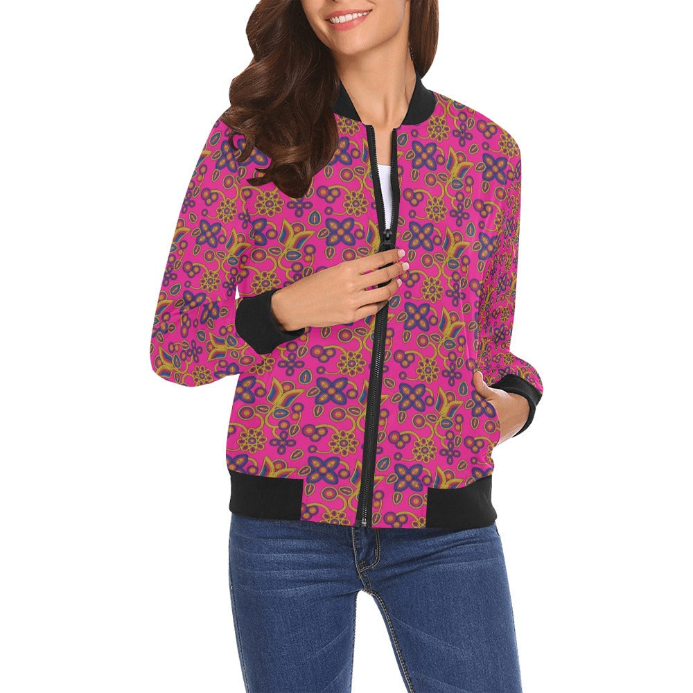 Rainbow Tomorrow Tulip Bomber Jacket for Women