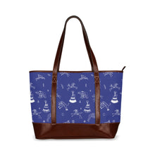 Load image into Gallery viewer, Ledger Dables Blue Tote Handbag
