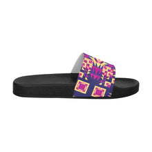 Load image into Gallery viewer, Kaleidoscope Bleu Women&#39;s Slide Sandals
