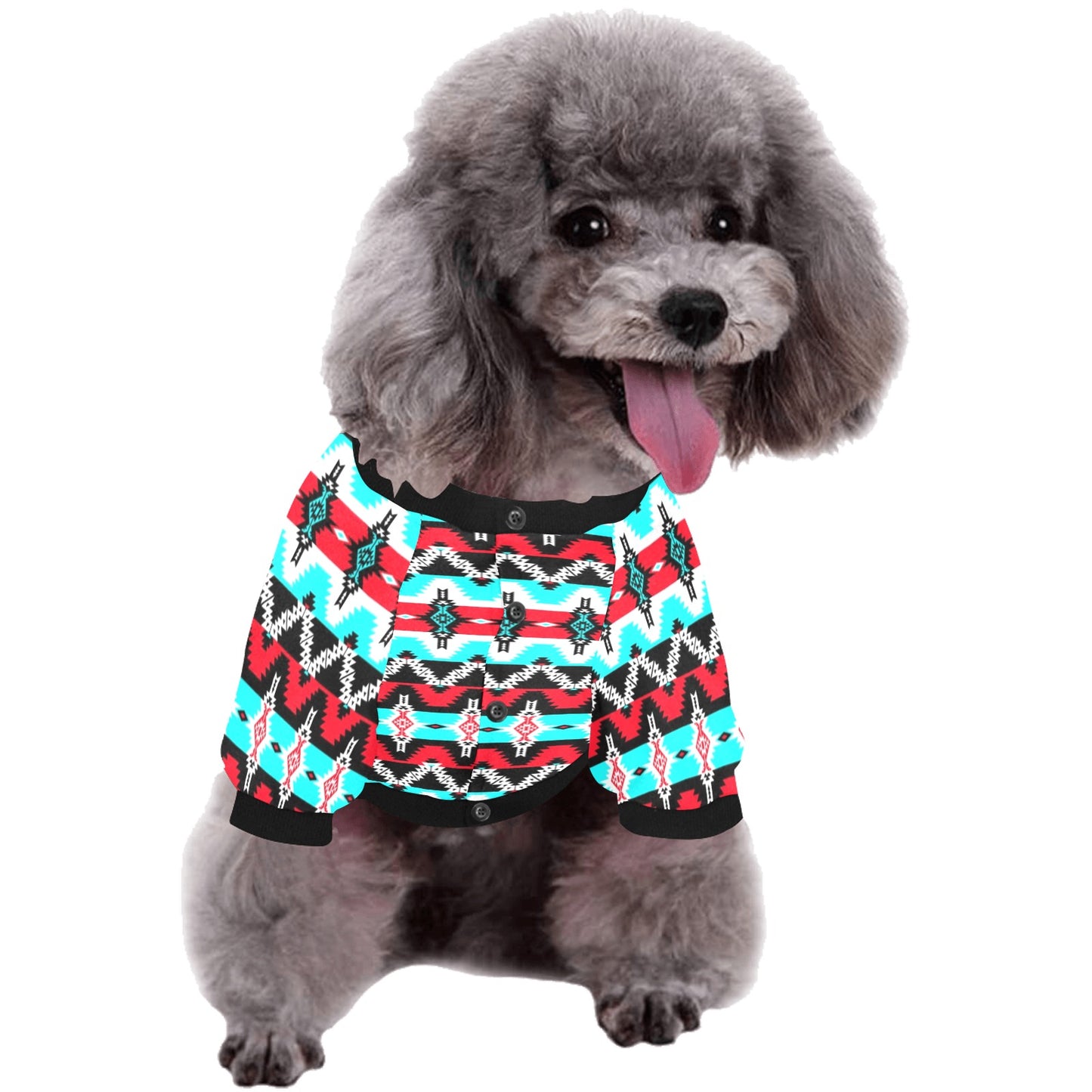 Two Spirit Dance Pet Dog Round Neck Shirt