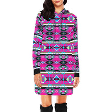 Load image into Gallery viewer, Force of Nature Sunset Storm Hoodie Dress
