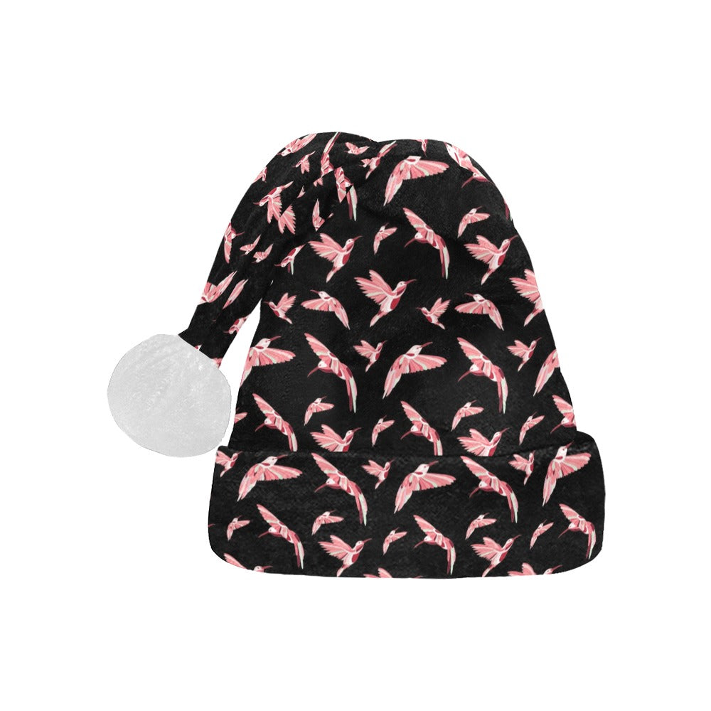 Strawberry Black Santa Hat