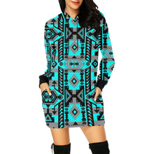 Load image into Gallery viewer, Chiefs Mountain Sky Hoodie Dress
