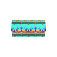 Load image into Gallery viewer, Between the Mountains Spring Women&#39;s Trifold Wallet
