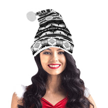 Load image into Gallery viewer, Okotoks Black and White Santa Hat
