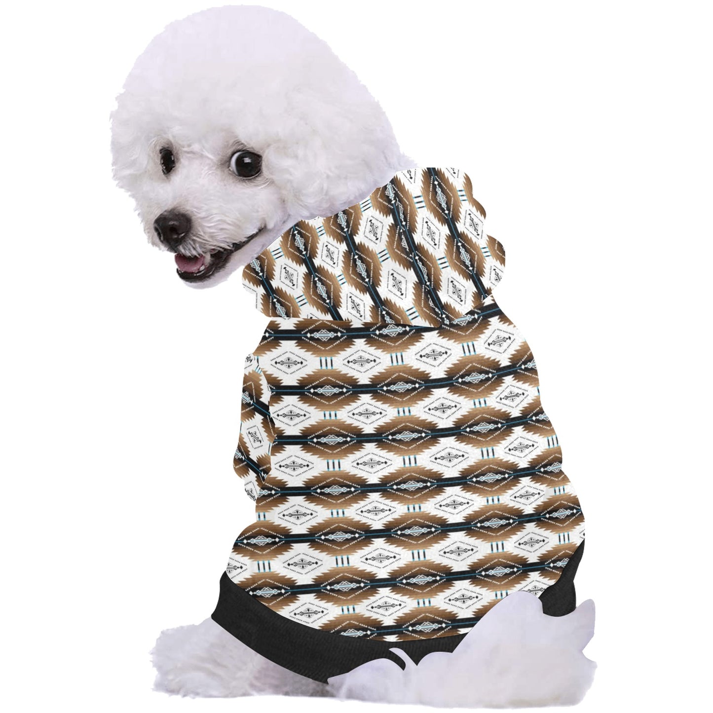 Cofitichequi White Pet Dog Hoodie