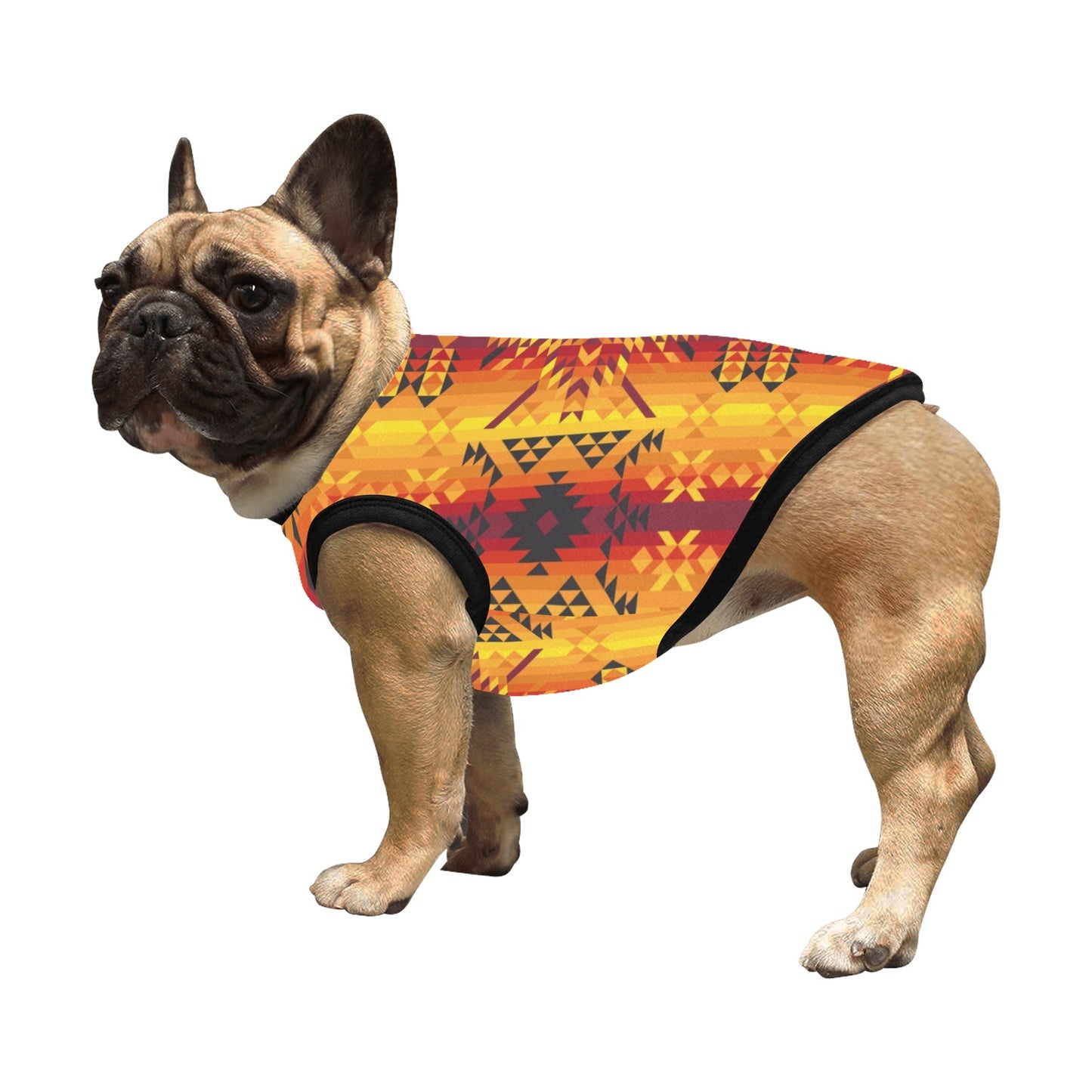 Desert Geo Yellow Red Pet Tank Top