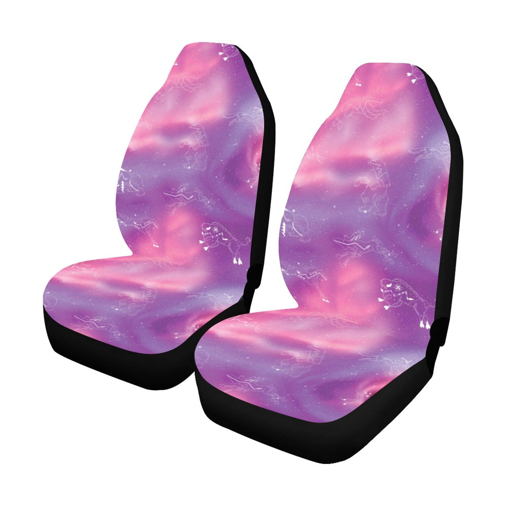 Animal Ancestors 7 Aurora Gases Pink and Purple Car Seat Covers (Set of 2)