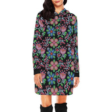 Load image into Gallery viewer, Midnight Garden Hoodie Dress
