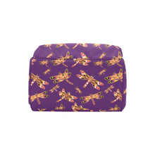 Load image into Gallery viewer, Gathering Yellow Purple Multi-Function Diaper Backpack/Diaper Bag
