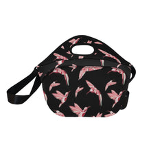 Load image into Gallery viewer, Strawberry Black Neoprene Lunch Bag/Large
