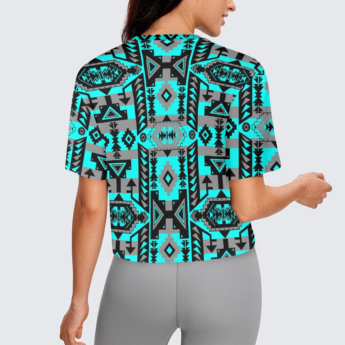 Chiefs Mountain Sky Crop Top