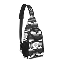 Load image into Gallery viewer, Okotoks Black and White Chest Bag
