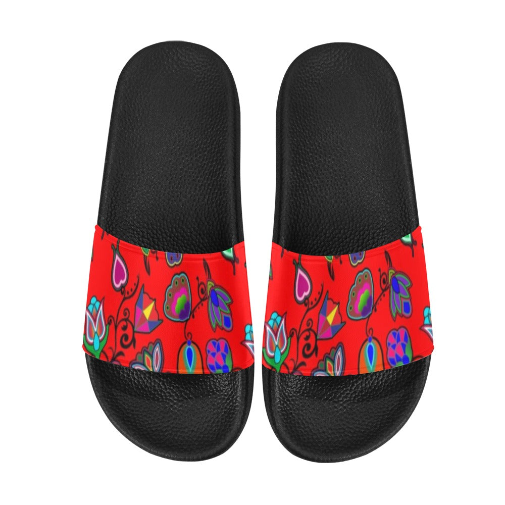 Indigenous Paisley Dahlia Men's Slide Sandals