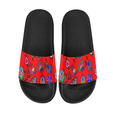 Load image into Gallery viewer, Indigenous Paisley Dahlia Men&#39;s Slide Sandals
