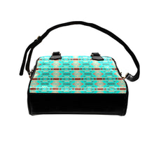 Load image into Gallery viewer, Gathering Earth Turquoise Shoulder Handbag
