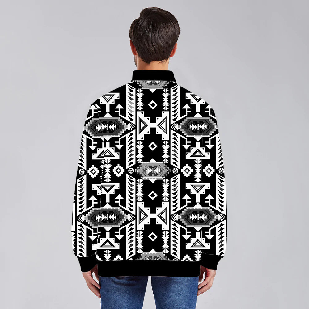 Chiefs Mountain Black and White Lightweight Jacket