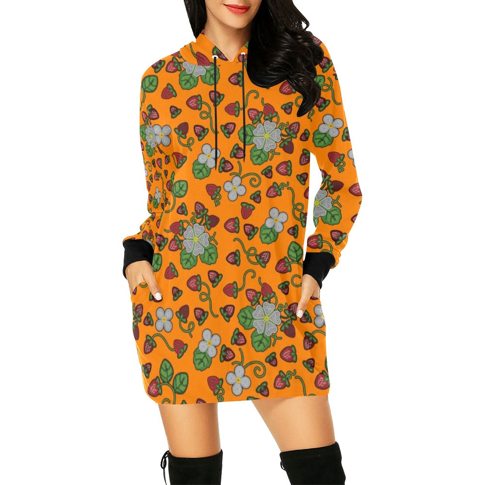 Strawberry Dreams Carrot Hoodie Dress