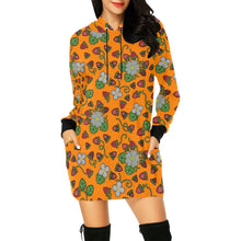 Load image into Gallery viewer, Strawberry Dreams Carrot Hoodie Dress
