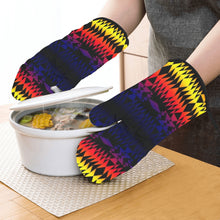 Load image into Gallery viewer, Two Worlds Apart Oven Mitt &amp; Pot Holder
