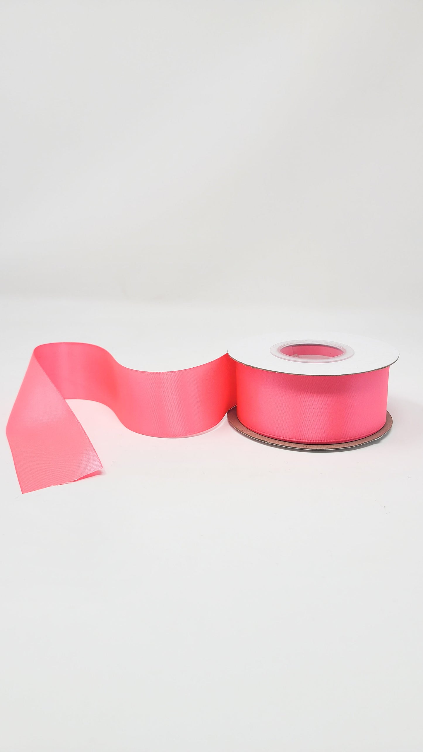 Double Face Solid Colored Ribbon Camellia Rose