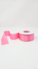 Load image into Gallery viewer, Double Face Solid Colored Ribbon Hot Pink
